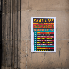 Load image into Gallery viewer, Real Life and how to live it in Auld Reekie — Poster by Ross Sinclair