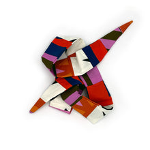 Load image into Gallery viewer, Irregular Sleep Pattern Patchwork Narrow Neck Tie