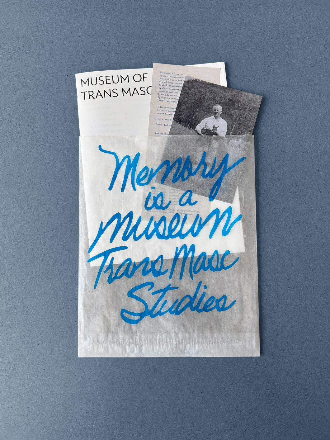 Trans Masc Studies: Memory is a Museum Artist Book