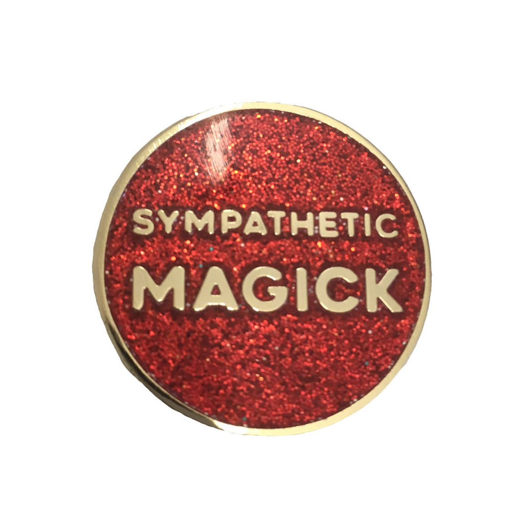 Sympathetic Magick Pin Badge by Ruth Ewan